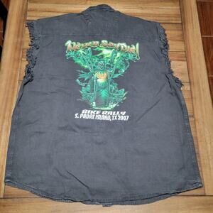 Cotton Heritage Denim Top "S. Padre Island Tx Biker Rally 2007" - Size XL